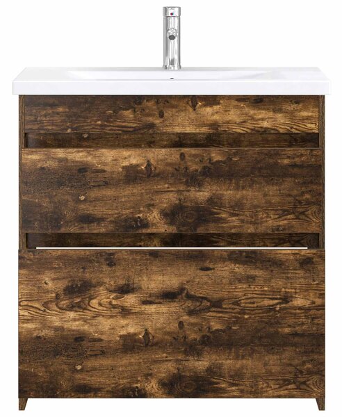 Sada koupelnového nábytku Kouřový dub 81 x 40 x 84,5 cm 3404270