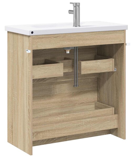 Sada koupelnového nábytku Dub sonoma 81 x 40 x 84,5 cm 3404268
