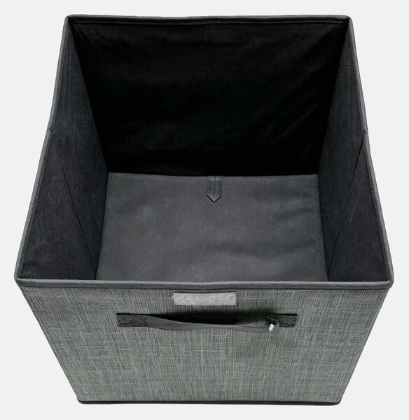 Sinsay - Skládací úložný box s rukojetí a víkem - šedá