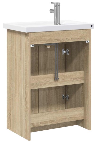 Sada koupelnového nábytku Dub sonoma 81 x 40 x 84,5 cm 3404284