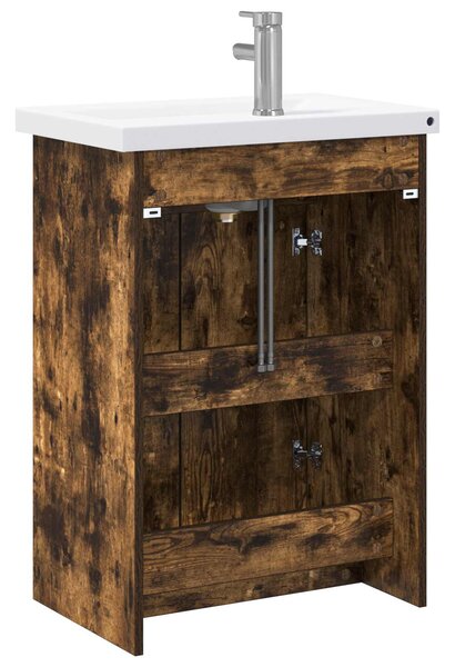 Sada koupelnového nábytku Kouřový dub 81 x 40 x 84,5 cm 3404286