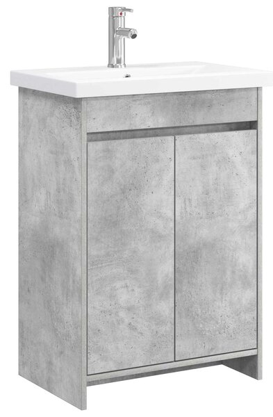 Sada koupelnového nábytku Betonově šedá 61 x 40 x 84,5 cm 3404277