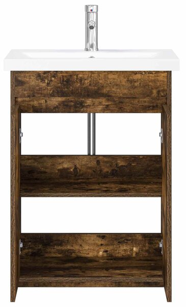 Sada koupelnového nábytku Kouřový dub 81 x 40 x 84,5 cm 3404286
