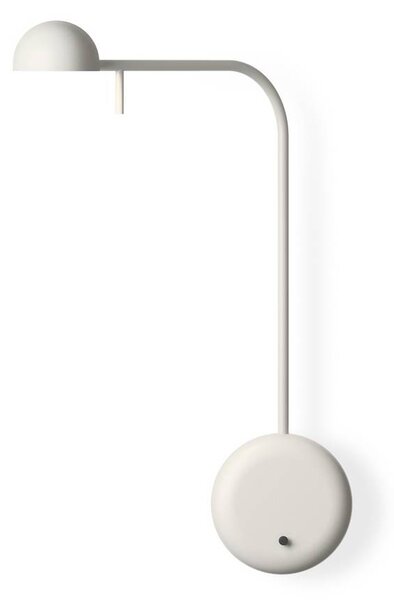 Vibia Pin 1680 LED nástěnné světlo, 39 cm, bílé, Bílá / opál, Ložnice, Hliník, Moderní