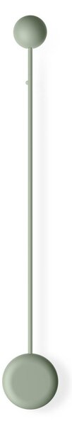 Vibia Pin 1692 LED nástěnné světlo, 70 cm, zelené, Zelená, Obývací pokoj / jídelna, Hliník, Moderní