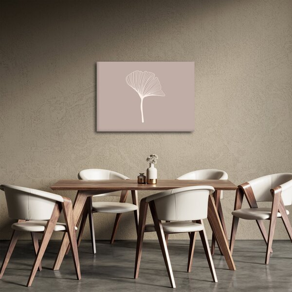 Obraz - Béžové listy N⁰5 (70x50 cm)