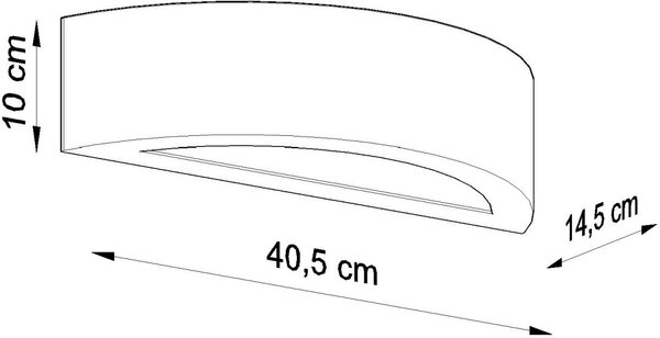 Sollux Lighting Atena nástěnné svítidlo 1x60 W šedá SL.0873