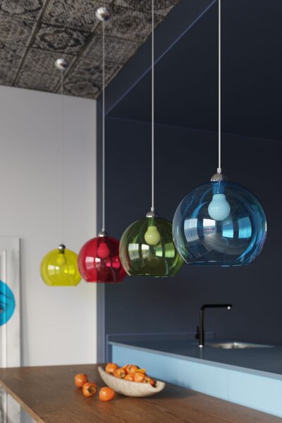 Sollux Lighting Ball závěsné svítidlo 1x60 W šampaňská SL.0249