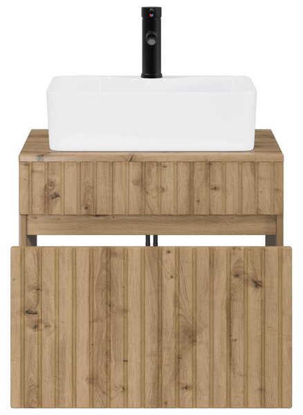 Sada koupelnového nábytku Dub artisan Kompozitní dřevo 3404299