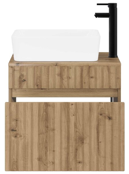 Sada koupelnového nábytku Dub artisan Kompozitní dřevo 3404309