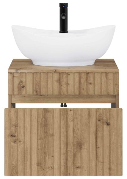 Sada koupelnového nábytku Dub artisan Kompozitní dřevo 3404319