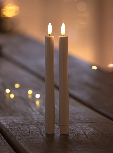LED svíčky v sadě 2 ks (výška 25 cm) Sille Tall Exclusive – Sirius