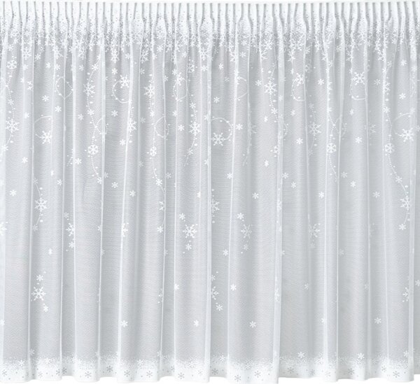 BELLATEX Záclona kusová se stuhou Bílá 250x200 cm (výška x šířka)
