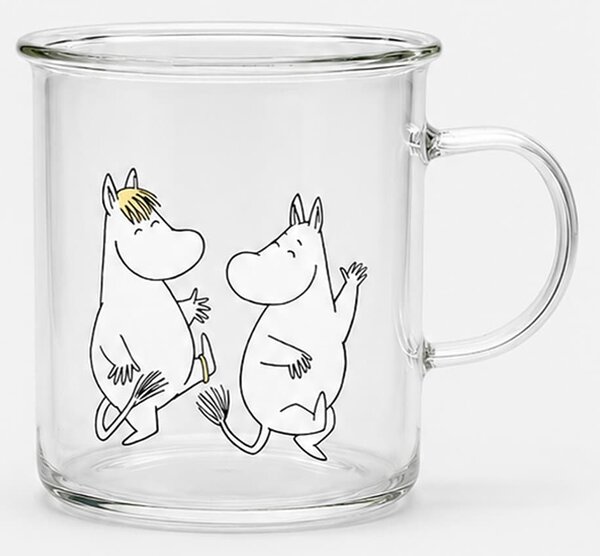 Sinsay - Skleněný hrnek s uchem The Moomins - vícebarevná