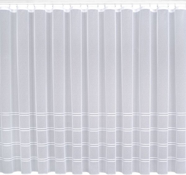 BELLATEX Záclona kusová se stuhou Bílá 150x350 cm (výška x šířka)