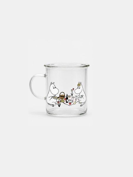 Sinsay - Skleněný hrnek s uchem The Moomins - vícebarevná
