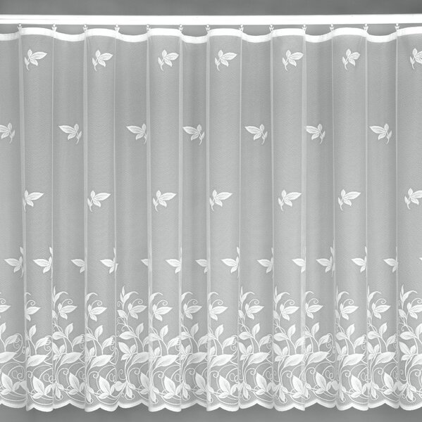 BELLATEX Záclona kusová se stuhou Bílá 150x300 cm (výška x šířka)