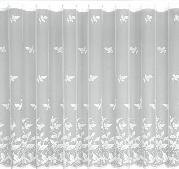 BELLATEX Záclona kusová se stuhou Bílá 150x300 cm (výška x šířka)