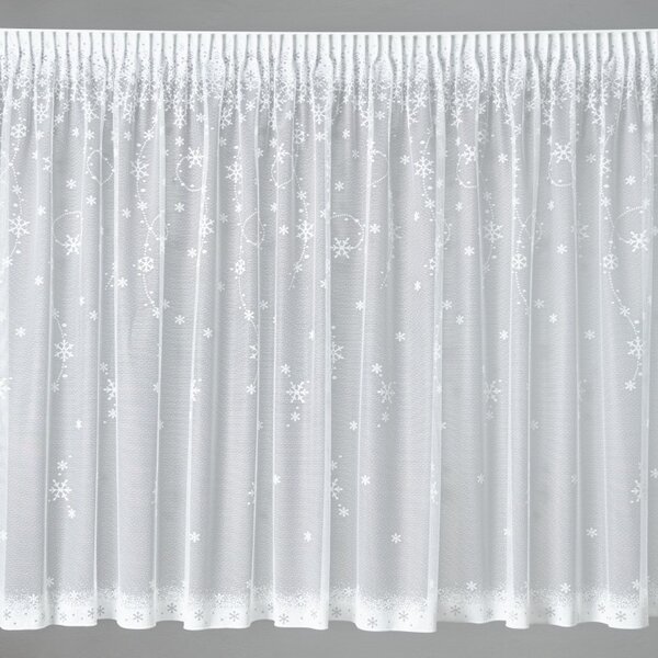 BELLATEX Záclona kusová se stuhou Bílá 250x200 cm (výška x šířka)