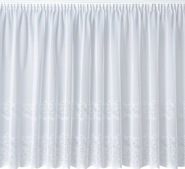 BELLATEX Záclona kusová se stuhou Bílá 250x180 cm (výška x šířka)