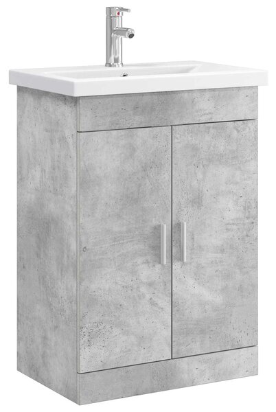 Sada koupelnového nábytku Betonově šedá 61 x 40 x 84,5 cm 3404353