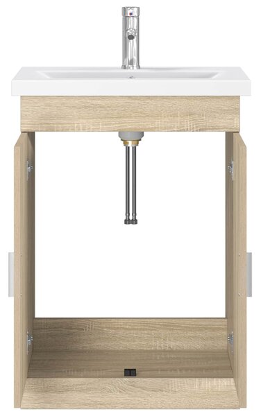 Sada koupelnového nábytku Dub sonoma 61 x 40 x 84,5 cm 3404352