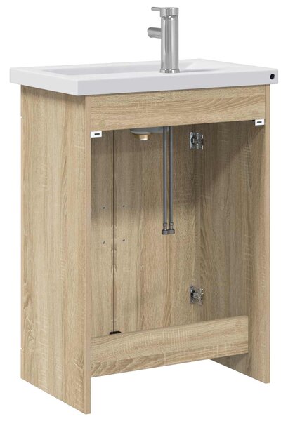 Sada koupelnového nábytku Dub sonoma 61 x 40 x 84,5 cm 3404352