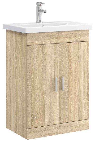 Sada koupelnového nábytku Dub sonoma 61 x 40 x 84,5 cm 3404352