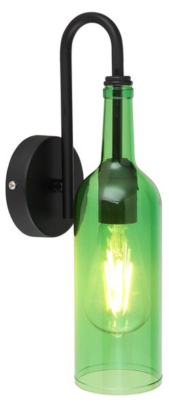 Nástěnné designové LED osvětlení LEVITO, 1xE27, 8W, zelené