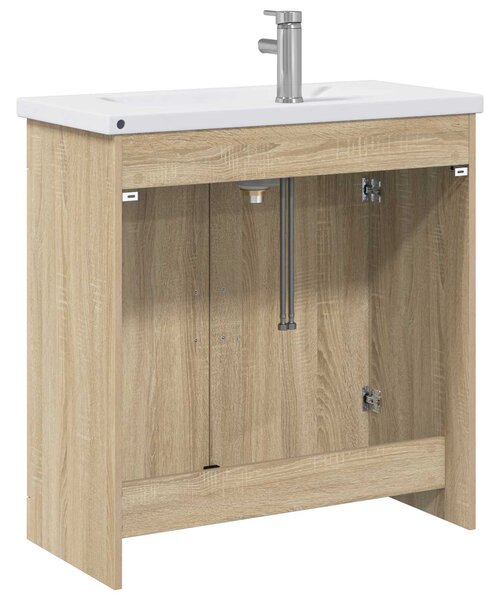 Sada koupelnového nábytku Dub sonoma 81 x 40 x 84,5 cm 3404360