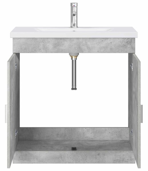 Sada koupelnového nábytku Betonově šedá 81 x 40 x 84,5 cm 3404361