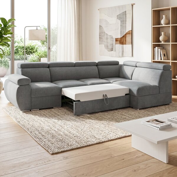 Sedací souprava BASTON | 320x180 cm | rozkládací + úložný prostor | VÝBĚR TKANIN