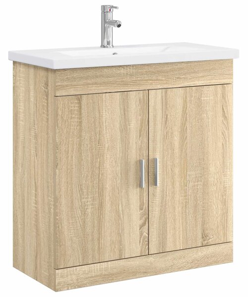Sada koupelnového nábytku Dub sonoma 81 x 40 x 84,5 cm 3404360