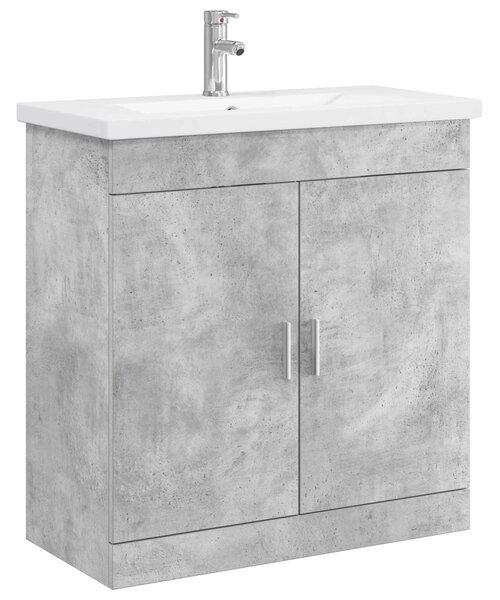 Sada koupelnového nábytku Betonově šedá 81 x 40 x 84,5 cm 3404361