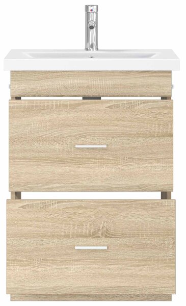 Sada koupelnového nábytku Dub sonoma 61 x 40 x 84,5 cm 3404368