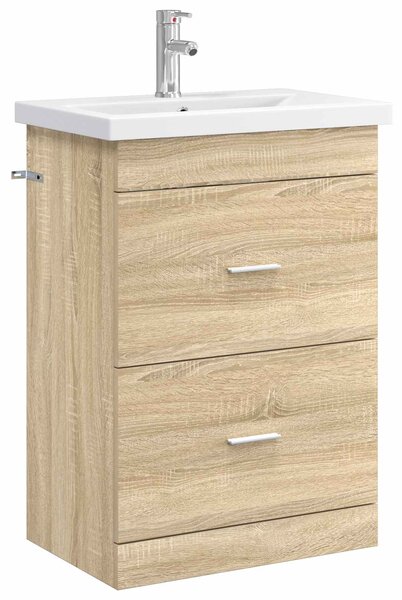 Sada koupelnového nábytku Dub sonoma 61 x 40 x 84,5 cm 3404368