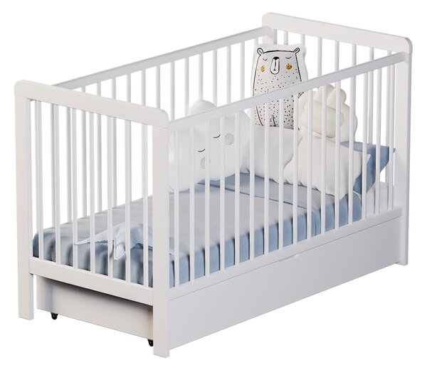 Dětská postýlka Basic bílá 120x60