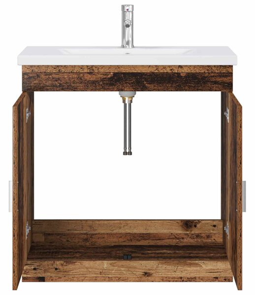 Sada koupelnového nábytku Staré dřevo 81 x 40 x 84,5 cm 3404364