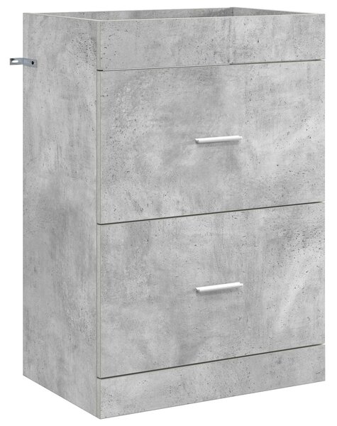 Sada koupelnového nábytku Betonově šedá 61 x 40 x 84,5 cm 3404369