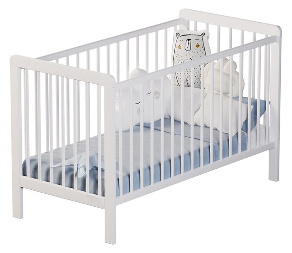 Dětská postýlka Basic bílá 120x60