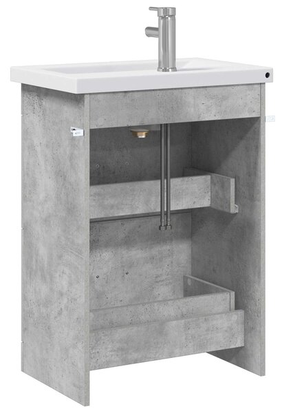Sada koupelnového nábytku Betonově šedá 61 x 40 x 84,5 cm 3404369