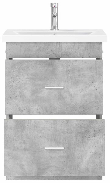 Sada koupelnového nábytku Betonově šedá 61 x 40 x 84,5 cm 3404369