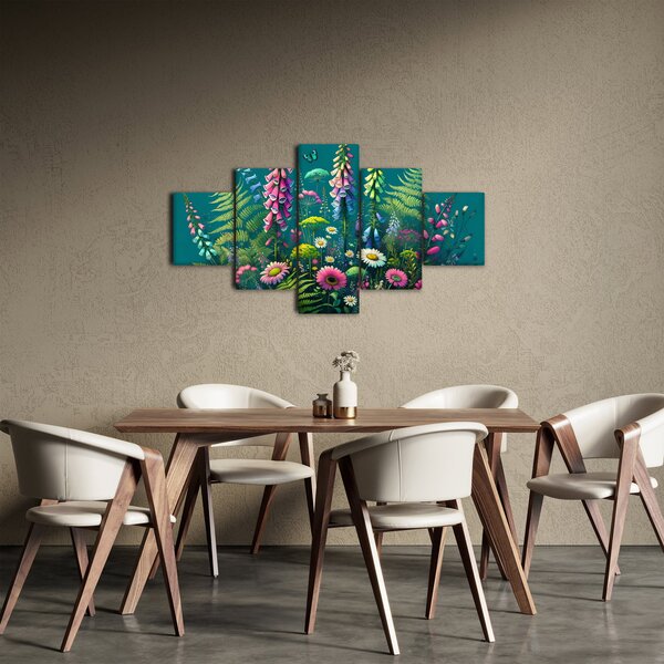 Obraz - Luční kvítí (125x70 cm)