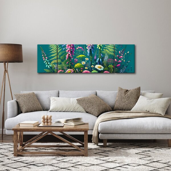 Obraz - Luční kvítí (170x50 cm)