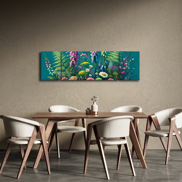 Obraz - Luční kvítí (170x50 cm)