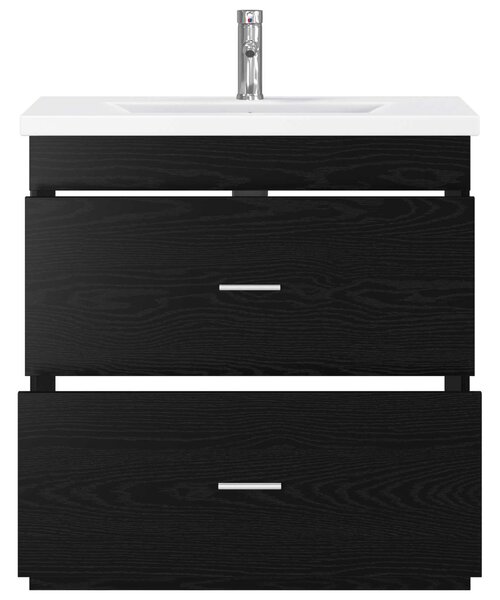 Sada koupelnového nábytku Černý dub 81 x 40 x 84,5 cm 3404375