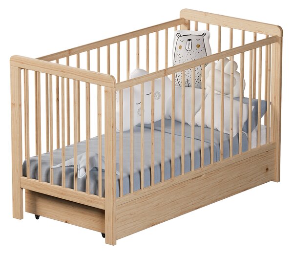 Dětská postýlka Basic borovice 120x60