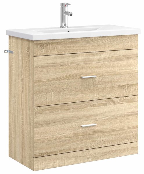 Sada koupelnového nábytku Dub sonoma 81 x 40 x 84,5 cm 3404376