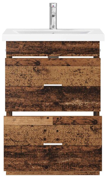 Sada koupelnového nábytku Staré dřevo 61 x 40 x 84,5 cm 3404372