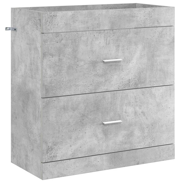 Sada koupelnového nábytku Betonově šedá 81 x 40 x 84,5 cm 3404377